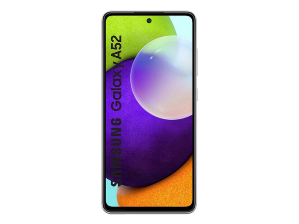 Smartphone Samsung Galaxy A52:
Procesador Snapdragon 720G Octa Core (hasta 2.3 GHz),
Memoria RAM de 6GB, Almacenamiento de 128GB,
Pantalla Super AMOLED Multi Touch de 6.3