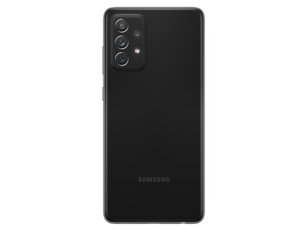 Smartphone Samsung Galaxy A72: 
Procesador Snapdragon 720G (hasta 2.3 GHz),
Memoria RAM de 6GB, Almacenamiento de 128GB,
Pantalla LED Multi Touch de 6.7