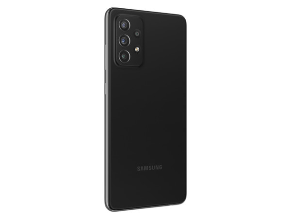 Smartphone Samsung Galaxy A72: 
Procesador Snapdragon 720G (hasta 2.3 GHz),
Memoria RAM de 6GB, Almacenamiento de 128GB,
Pantalla LED Multi Touch de 6.7