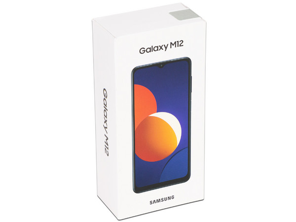 Smartphone Samsung Galaxy M12: 
Procesador Exynos 850 octa core (hasta 2.0GHz), 
Memoria RAM de 4GB, Almacenamiento de 64GB,
Pantalla LED Multi Touch de 6.5