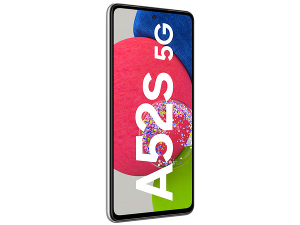 Smartphone Samsung Galaxy A52s 5G: 
Procesador Octa Core (hasta 2.40 GHz),
Memoria RAM de 8GB, Almacenamiento de 128GB,
Pantalla Super AMOLED de 6.3