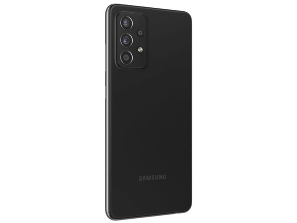 Smartphone Samsung Galaxy A52:
Procesador Snapdragon 778G  (hasta 2.4 GHz),
Memoria RAM de 8GB, Almacenamiento de 256GB,
Pantalla Super AMOLED Multi Touch de 6.5