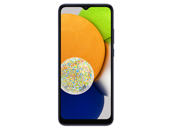 Smartphone Samsung Galaxy A03:
Procesador Octa Core (hasta 1.6 GHz),
Memoria RAM de 4GB, Almacenamiento de 128GB,
Pantalla LED Multi Touch de 6.3