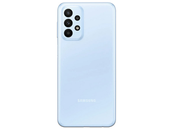 Smartphone Samsung Galaxy A23: 
Procesador Snapdragon 680 (hasta 2.4GHz), 
Memoria RAM de 4GB, Almacenamiento de 128GB, 
Pantalla LED Multi Touch de 6.4