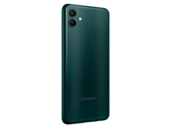Smartphone Samsung Galaxy A04: 
Procesador Octa-Core (hasta 2.3 GHz), 
Memoria RAM de 4GB, Almacenamiento de 128GB, 
Pantalla LED Multi Touch de 6.4