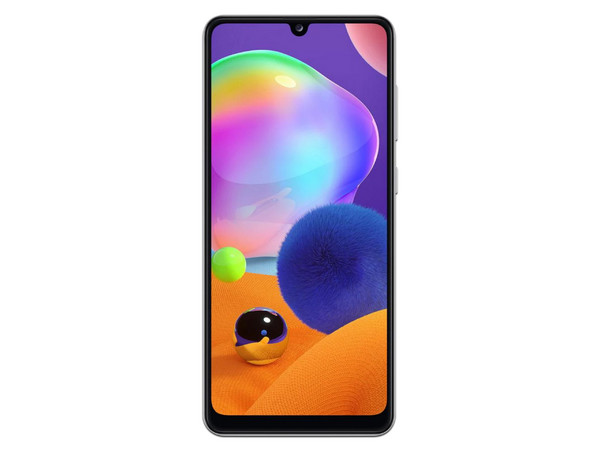 Smartphone Samsung Galaxy A31: 
Procesador Octa Core (hasta 2.0 GHz), 
Memoria RAM de 4GB, Almacenamiento de 128GB, 
Pantalla Súper AMOLED de 6.4