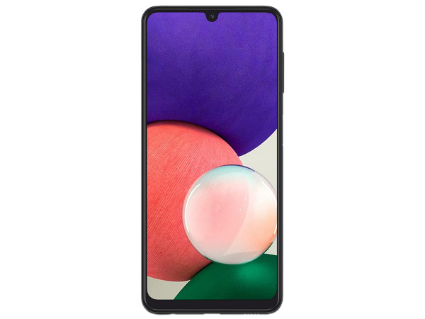 Smartphone Samsung Galaxy A22: 
Procesador Mediatek Helio G80 Octa-core (hasta 2 GHz), 
Memoria RAM de 4GB, Almacenamiento de 64GB, 
Pantalla Super AMOLED de 6.4