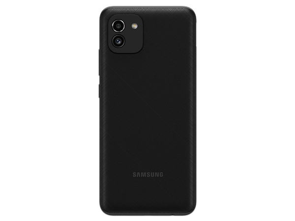 Smartphone Samsung Galaxy A03:
Procesador Octa Core (hasta 1.6 GHz),
Memoria RAM de 3GB, Almacenamiento de 32GB,
Pantalla LED Multi Touch de 6.3