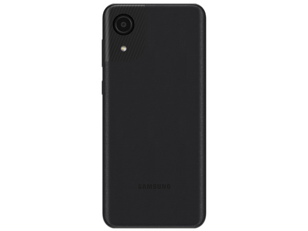 Smartphone Samsung Galaxy A03:
Procesador Quad Core  (hasta 1.6 GHz),
Memoria RAM de 2GB, Almacenamiento de 32GB,
Pantalla LED Multi Touch de 6.5