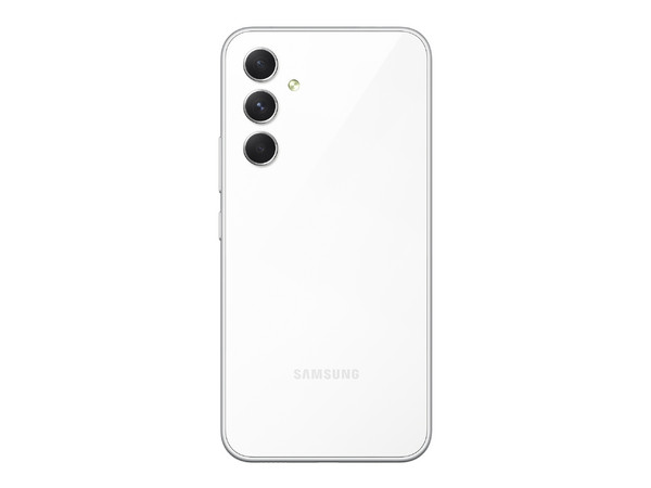 Smartphone Samsung Galaxy A54 5G: 
Procesador Exynos 1380 (hasta 2.5 GHz), 
Memoria RAM de 8GB, Almacenamiento de 128GB, 
Pantalla LED Multi Touch FHD+ de 6.4