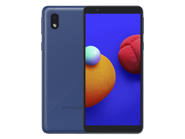 Smartphone Samsung Galaxy A01 Core: 
Procesador Quad core (hasta 1.50 GHz), 
Memoria RAM de 1GB, Almacenamiento de 16GB, 
Pantalla LED Multi Touch de 5.3
