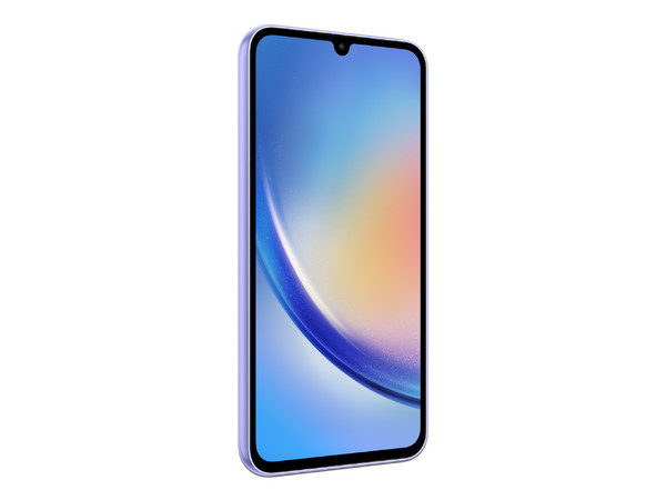 Smartphone Samsung Galaxy A34 5G:
Procesador Mediatek Dimensity 1080,
Memoria RAM de 6GB, Almacenamiento de 128GB, 
Pantalla Super AMOLED de 6.6