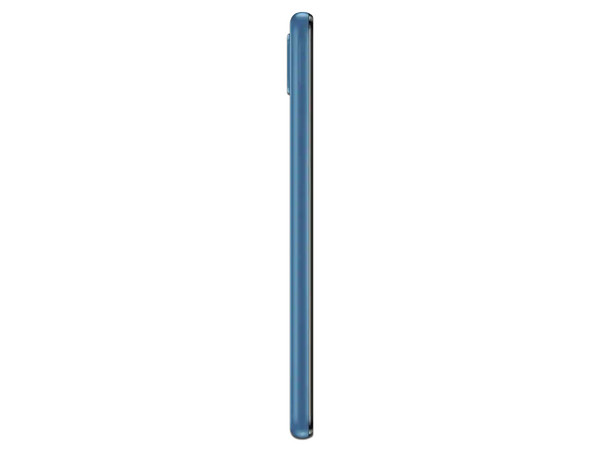Smartphone Samsung Galaxy A02:
Procesador Quad core (hasta 1.5GHz),
Memoria RAM de 2GB, Almacenamiento de 32GB,
Pantalla LED Multi Touch de 6.5