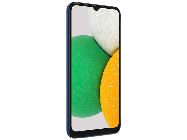 Smartphone Samsung Galaxy A03:
Procesador Unisoc SC9863A (hasta 1.6 GHz),
Memoria RAM de 2GB, Almacenamiento de 32GB,
Pantalla LED Multi Touch de 6.5