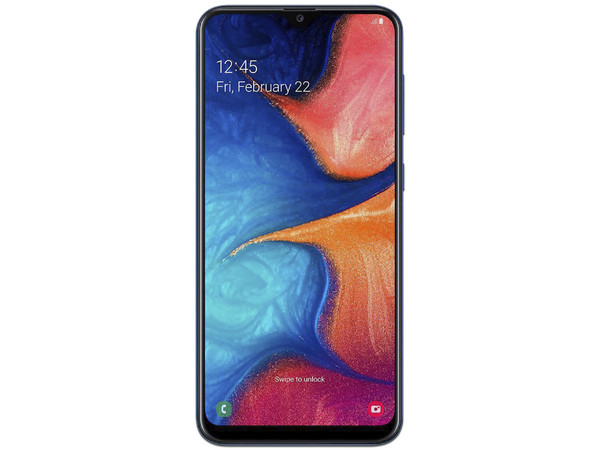 Smartphone Samsung Galaxy A20:
Procesador Octa core (hasta 1.60GHz),
Memoria RAM de 3GB, Almacenamiento de 32GB,
Pantalla Super AMOLED de 6.2