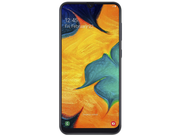 Smartphone Samsung Galaxy A30:
Procesador Octa-Core (hasta 1.8 GHz),
Memoria RAM de 4GB, Almacenamiento de 64GB,
Pantalla Super AMOLED de 6.4