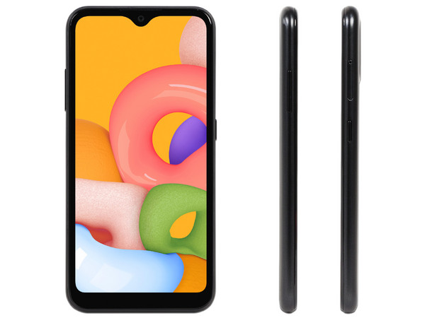 Smartphone Samsung Galaxy A01:
Procesador Octa core (hasta 2.0GHz),
Memoria RAM de 2GB, Almacenamiento de 16GB,
Pantalla LED Multi Touch de 5.6