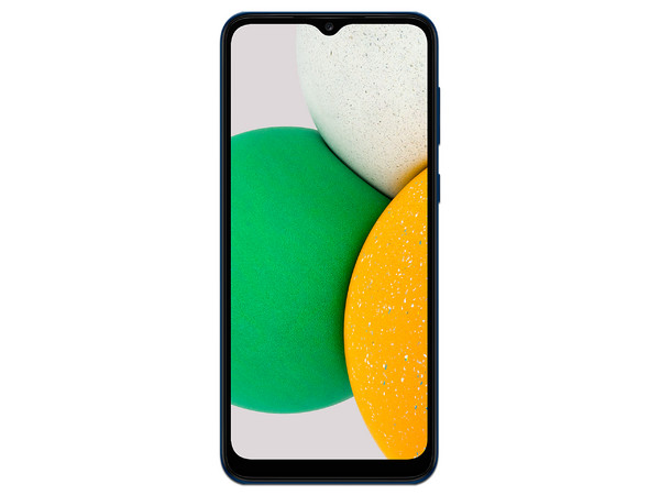 Smartphone Samsung Galaxy A03:
Procesador Unisoc SC9863A Octa Core (hasta 1.60 Ghz),
Memoria RAM de 2GB, 
Almacenamiento de 32GB,
Pantalla LED Multi Touch de 6.5
