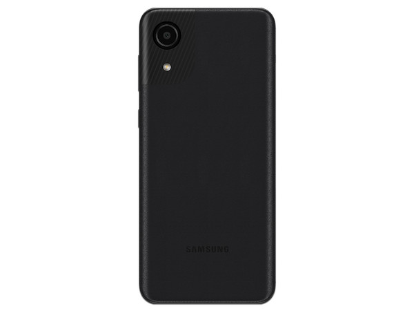 Smartphone Samsung Galaxy A03:
Procesador Unisoc SC9863A Octa Core (hasta 1.60 Ghz),
Memoria RAM de 2GB, 
Almacenamiento de 32GB,
Pantalla LED Multi Touch de 6.5