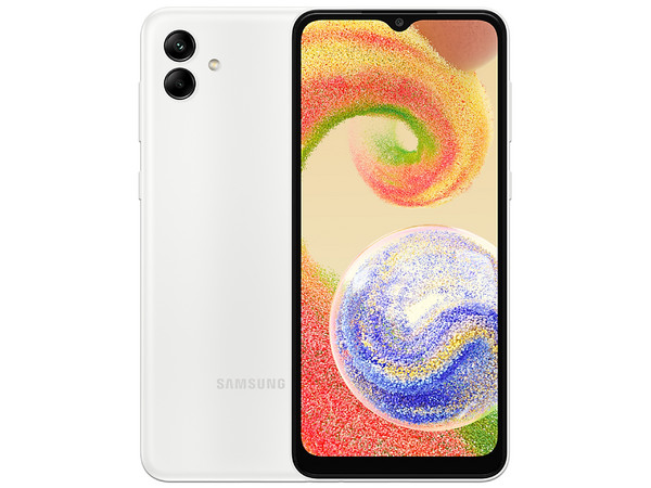 Smartphone Samsung Galaxy A04:
Procesador Octa Core  (hasta 2.3 GHz),
Memoria RAM de 4GB, Almacenamiento de 64GB,
Pantalla LED Multi Touch de 6.5
