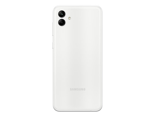 Smartphone Samsung Galaxy A04: 
Procesador Octa-Core (hasta 2.3GHz), 
Memoria RAM de 4GB, Almacenamiento de 128GB, 
Pantalla LED Multi-Touch de 6.5
