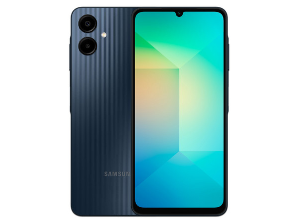 Smartphone Samsung Galaxy A06: 
Procesador Octa Core (2.0 GHz), 
Memoria RAM de 4GB, Almacenamiento de 64GB, 
Pantalla LED Multi Touch de 6.7