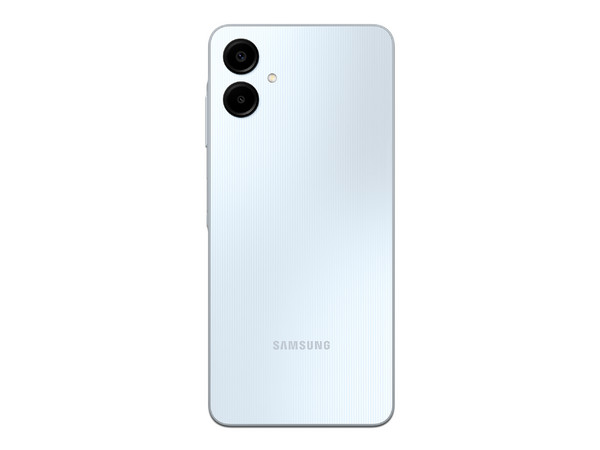 Smartphone Samsung Galaxy A06: 
Procesador Octa Core (2.0 GHz), 
Memoria RAM de 4GB, Almacenamiento de 64GB, 
Pantalla LED Multi Touch de 6.7