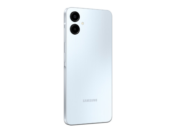 Smartphone Samsung Galaxy A06: 
Procesador Octa Core (2.0 GHz), 
Memoria RAM de 4GB, Almacenamiento de 64GB, 
Pantalla LED Multi Touch de 6.7