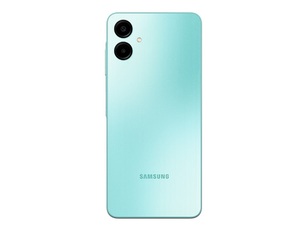 Smartphone Samsung Galaxy A06: 
Procesador Octa Core (2.0 GHz), 
Memoria RAM de 4GB, Almacenamiento de 64GB, 
Pantalla LED Multi Touch de 6.7