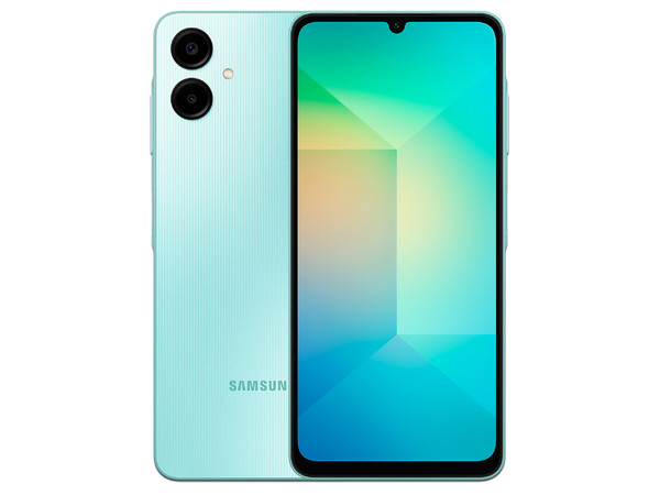 Smartphone Samsung Galaxy A06: 
Procesador Octa Core (2.0 GHz), 
Memoria RAM de 4GB, Almacenamiento de 64GB, 
Pantalla LED Multi Touch de 6.7