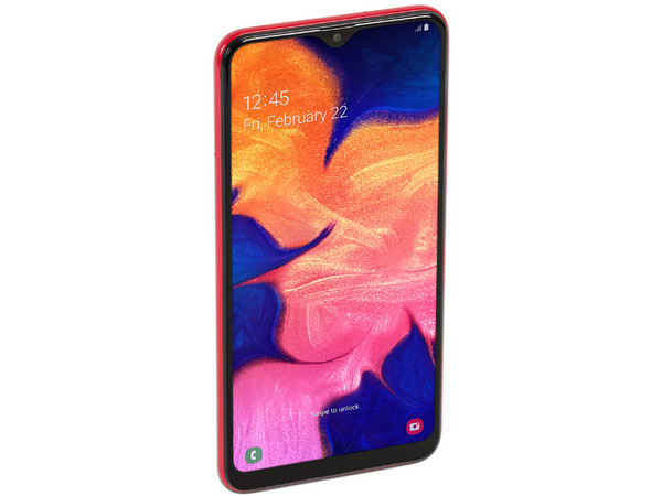 Smartphone Samsung Galaxy A10:
Procesador Octa core (hasta 1.60GHz),
Memoria RAM de 2GB, Almacenamiento de 32GB,
Pantalla LED Multi Touch de 6.2
