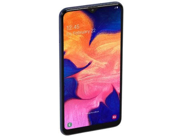 Smartphone Samsung Galaxy A10:
Procesador Octa core (hasta 1.60GHz),
Memoria RAM de 2GB, Almacenamiento de 32GB,
Pantalla LED Multi Touch de 6.2