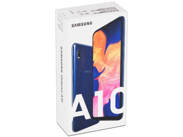 Smartphone Samsung Galaxy A10:
Procesador Octa core (hasta 1.60GHz),
Memoria RAM de 2GB, Almacenamiento de 32GB,
Pantalla LED Multi Touch de 6.2