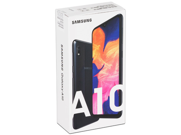 Smartphone Samsung Galaxy A10:
Procesador Octa core (hasta 1.60GHz),
Memoria RAM de 2GB, Almacenamiento de 32GB,
Pantalla de 6.2