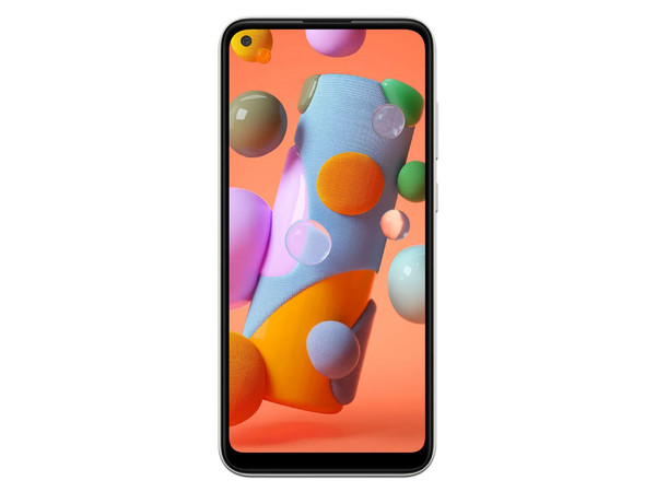Smartphone Samsung Galaxy A11: 
Procesador Octa Core (hasta 1.8GHz), Memoria RAM de 3GB, Almacenamiento de 64GB, 
Pantalla LED Multi touch 6.4