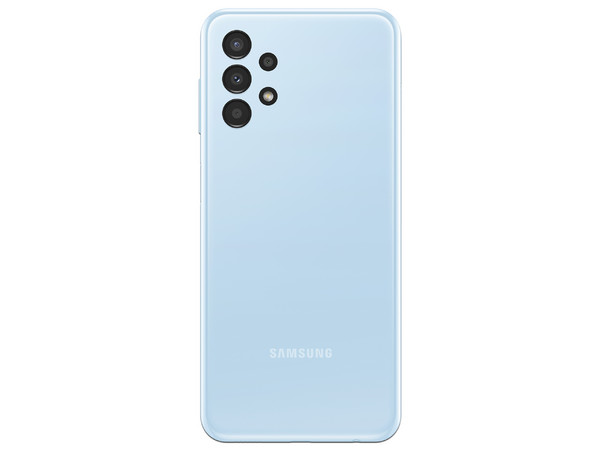 Smartphone Samsung Galaxy A13:
Procesador Octa Core (hasta 2.0 GHz),
Memoria RAM de 4GB, Almacenamiento de 64GB,
Pantalla LED Multi Touch de 6.6