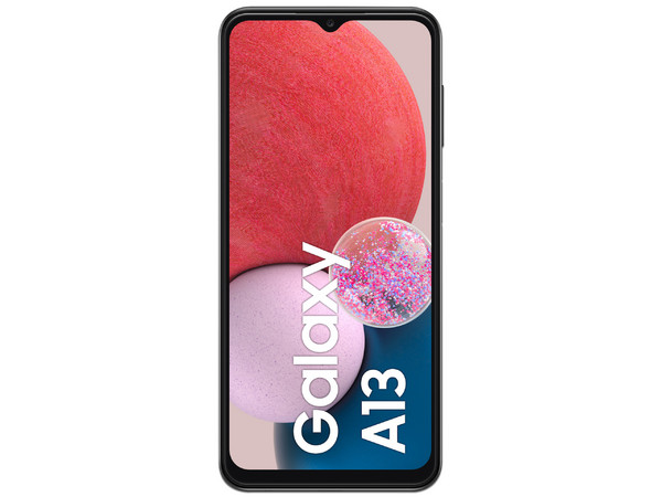Smartphone Samsung Galaxy A13:
Procesador Samsung Exynos 850 (hasta 2.0 GHz),
Memoria RAM de 4GB, Almacenamiento de 128GB,
Pantalla LED Multi Touch de 6.6