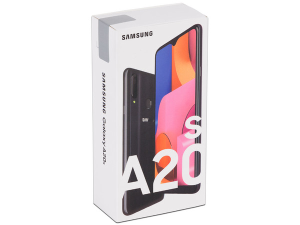 Smartphone Samsung Galaxy A20s:
Procesador Octa core (hasta 1.80 GHz),
Memoria RAM de 3GB, Almacenamiento de 32GB,
Pantalla LED Multi Touch de 6.4