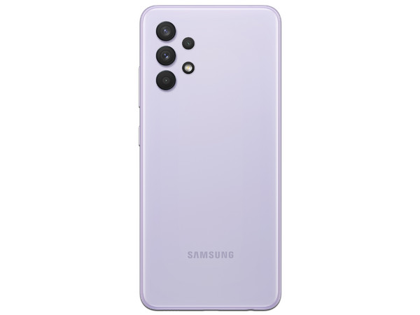 Smartphone Samsung Galaxy A32:
Procesador Mediatek Helio G80 Octa Core (hasta 2.0 GHz),
Memoria RAM de 4GB, Almacenamiento de 128GB,
Pantalla LED Multi Touch de 6.4