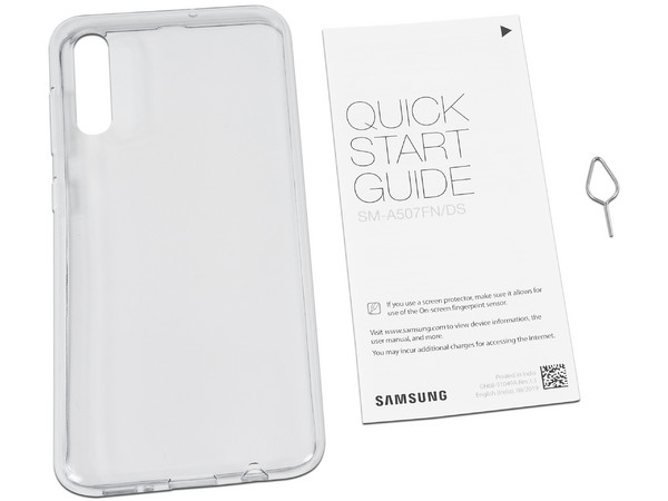 Smartphone Samsung Galaxy A50s:
Procesador Octa Core (hasta 2.3GHz),
Memoria RAM de 6GB,
Almacenamiento de 128GB,
Pantalla Super AMOLED de 6.2