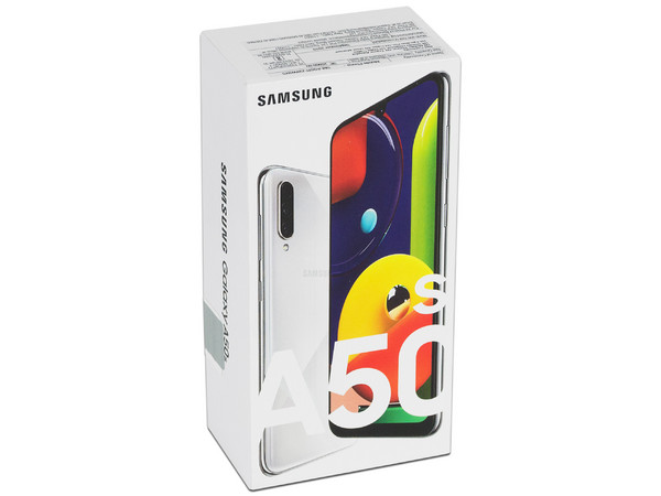 Smartphone Samsung Galaxy A50s:
Procesador Octa Core (hasta 2.3GHz),
Memoria RAM de 6GB,
Almacenamiento de 128GB,
Pantalla Super AMOLED de 6.2
