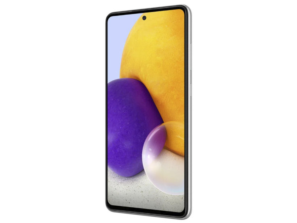 Smartphone Samsung Galaxy A72: 
Procesador Qualcomm Snapdragon 720G (hasta 2.3 GHz),
Memoria RAM de 6GB, Almacenamiento de 128GB,
Pantalla Super AMOLED de 6.7