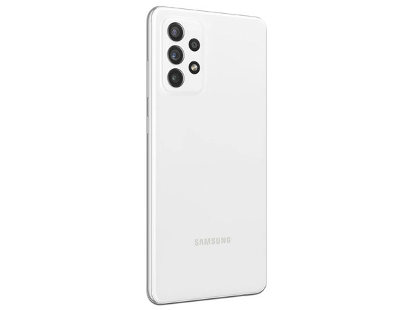 Smartphone Samsung Galaxy A72: 
Procesador Qualcomm Snapdragon 720G (hasta 2.3 GHz),
Memoria RAM de 6GB, Almacenamiento de 128GB,
Pantalla Super AMOLED de 6.7