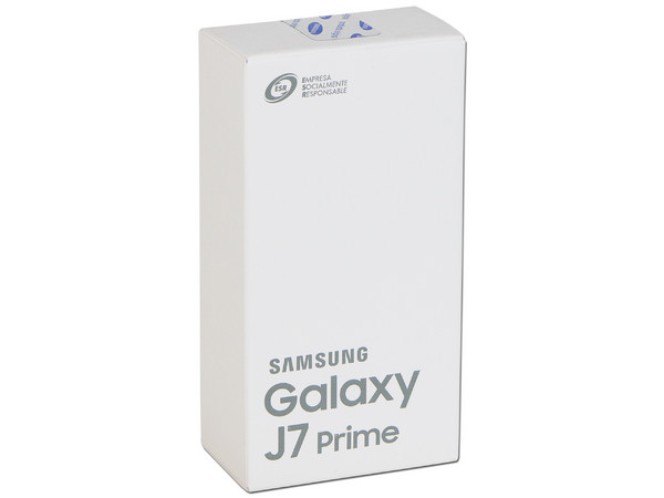 Smartphone Samsung Galaxy J7 Prime:
Procesador Octa Core (1.6 GHz),
RAM de 3GB, Almacenamiento de 16GB (expandible con microSD),
Pantalla LED  5.5