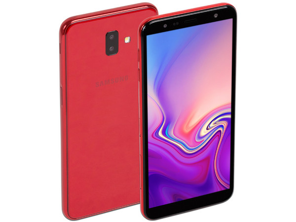 Smartphone Samsung Galaxy J6+:
Procesador Quad Core (1.40 GHz),
Memoria RAM de 3GB, Almacenamiento de 32GB (expandible con microSD),
Pantalla de 5.99