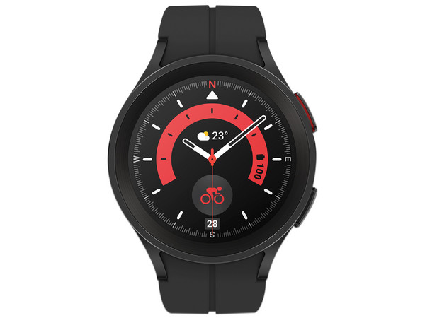 Smartwatch Samsung Galaxy Watch5 Pro, Super AMOLED de 45mm, Bluetooth, Color Negro.

