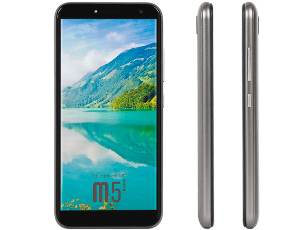 Smartphone TechPad Cel M5 Plus:
Procesador Quad Core (1.3 GHz),
Memoria RAM de 1GB, Almacenamiento de 16GB,
Pantalla IPS de 5.5