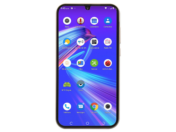 Smartphone TechPad M6 Plus:
Procesador Quad-Core MTK6580A (1.3GHz),
Memoria RAM de 1GB, Almacenamiento de 16GB (expandible 32GB con microSD),
Pantalla IPS de 5.5