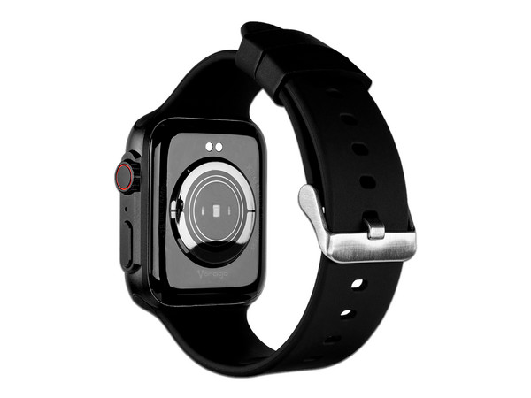 Smartwatch VORAGO SW-500,
Monitoreo Cardíaco, Presion arterial,
Compatible con iOS y Android,
Color Negro.