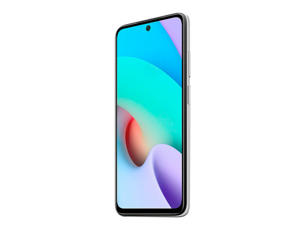 Smartphone Xiaomi Redmi 10: 
Procesador Mediatek Helio G88 (hasta 2.0 GHz), 
Memoria RAM de 4GB, Almacenamiento de 128GB, 
Pantalla LED Multi touch de 6.5 FHD+, 
Bluetooth, Wi-Fi,
Cámara Principal de 50MP, 
Android 11. Color Blanco.
